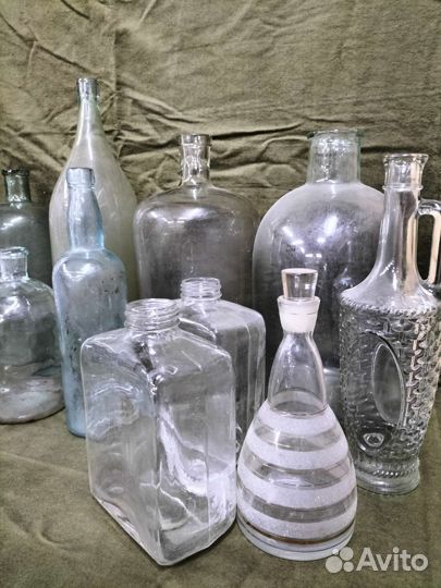 Старинные бутылки