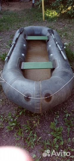 Лодка надувная резиновая двухместная