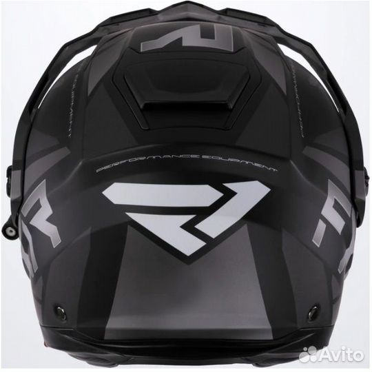 Шлем снегоходный FXR Maverick-X Black Titanium (эп