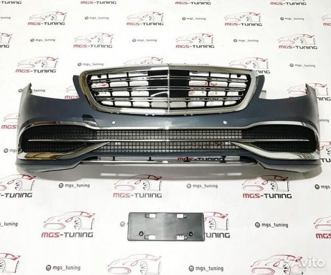 Бампер с решеткой S65 S-Class w222 17-н.в. Maybach