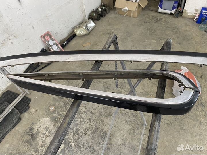 Молдинги заднего бампера bmw e38