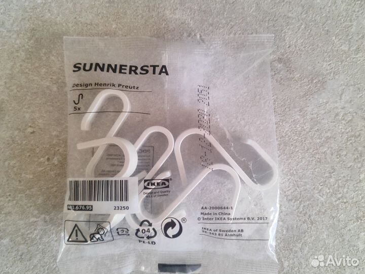 Крючки для рейлинга Икея