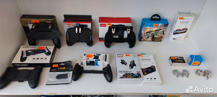 Геймпады для телефона, триггеры, курки для Pubg