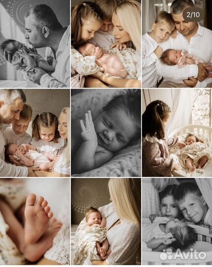Фотограф семьи и новорожденных