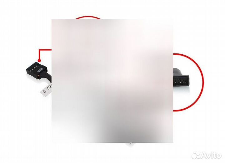 Адаптер 8 pin USB 2.0 - 19 pin USB 3.0