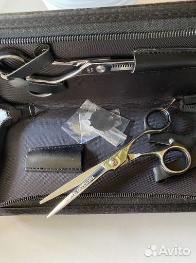 Ножницы в чехле TE-scissors, Kapous 5,5