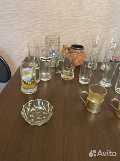 Стаканы и кружки пивные. Коллекционные