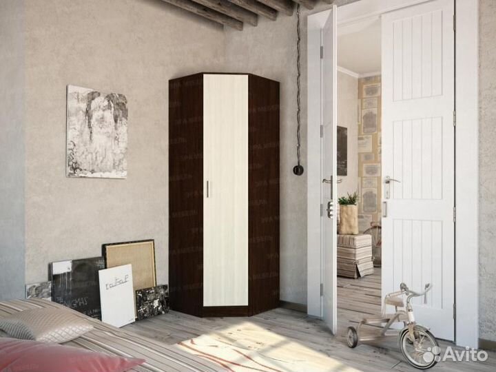 Шкаф угловой Венге/Сосна лоредо