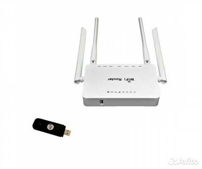 Комплект интернета модем USB 4G WiFi безлимитный