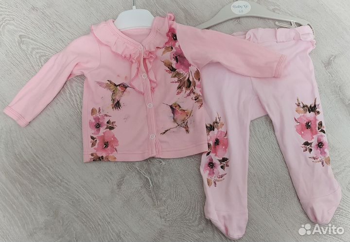Вещи пакетом для девочки 62 68