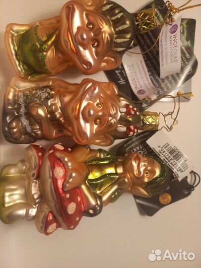 Елочные игрушки inge glas