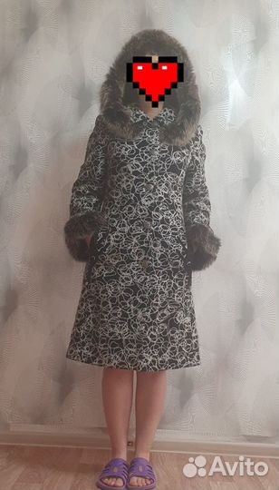 Пальто женское зимнее 44-46р