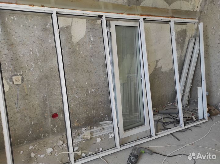 Окна лоджия бу