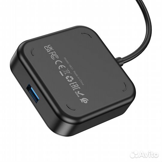 USB-разветвитель Hoco HB31 Type-C / USB 3.0 + 3 U