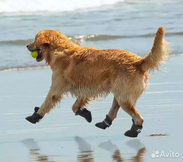 Силиконовые резиновые ботинки для собаки