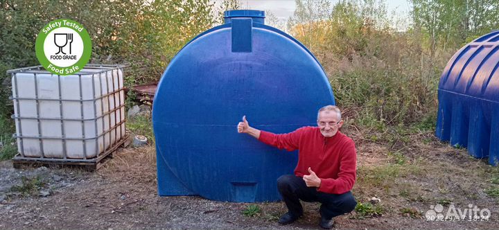 Еврокуб пищевой 5000 / Бак для воды / еаэс