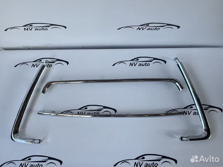 Mitsubishi ASX хром молдинг бампера 10-13