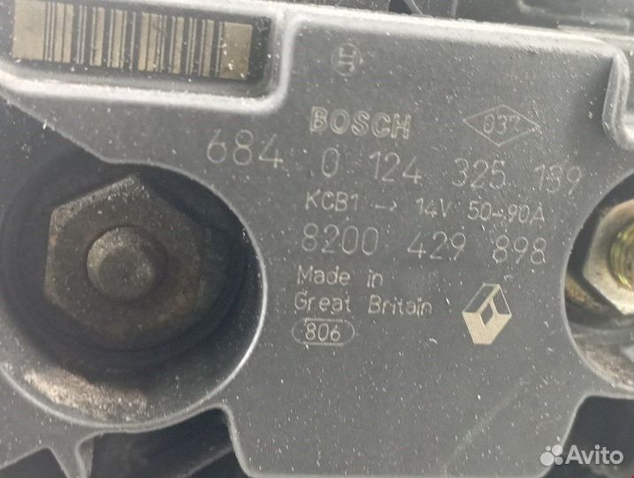 Генератор для Renault Clio 3 8200654541