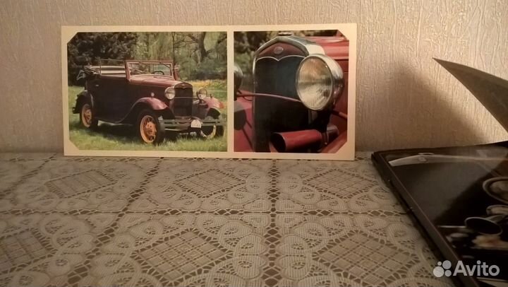 Набор открыток.(Чехия). Автомобили ретро