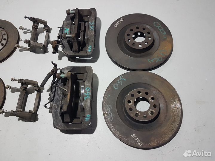 Комплект тормозов 360мм ауди а8 audi a8