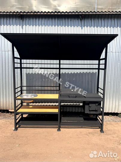 Беседка с мангалом