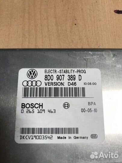 Блок управления esp Audi A6 C5 ARJ 2000