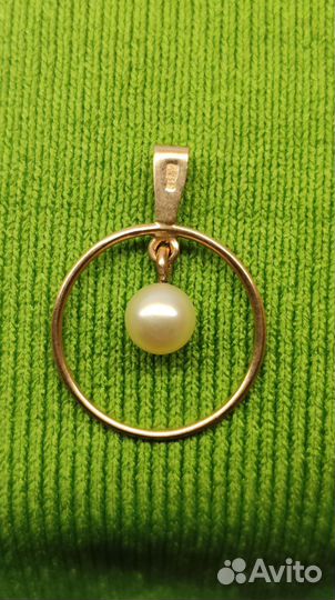 Подвеска с жемчужиной СССР