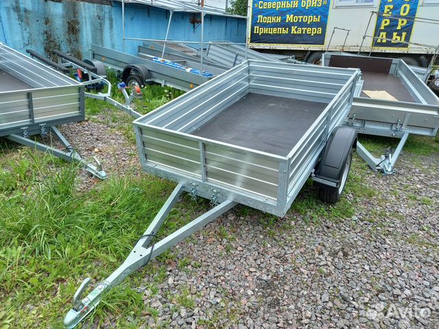 Прицеп цинк(2000х1230х300 мм) для перевозки грузов