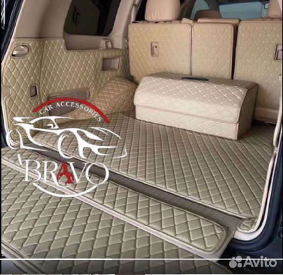 3Д коврики в багажник Kia Pride