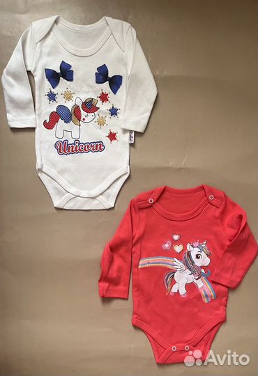 Одежда новая пакетом для девочки р.62-68