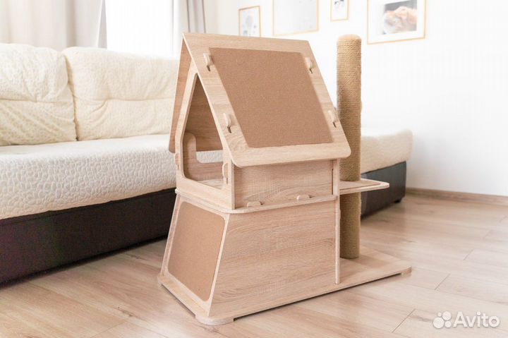 Двухэтажный дом для домашнего тигра