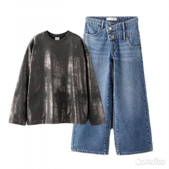 Джинсы Zara для девочки 116