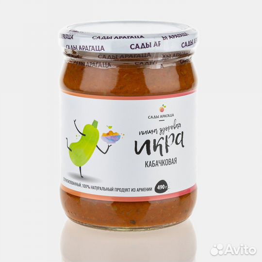 Консерва Икра Кабачковая Сады Арагаца 490г