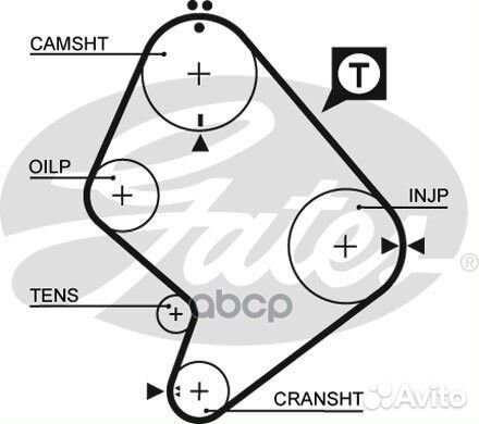 129x31 Ремень грм 5214XS Gates