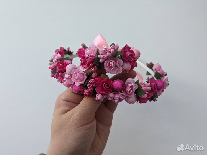 Цветочный ободок