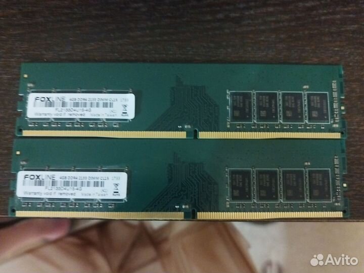Оперативная память Foxline 2x4gb
