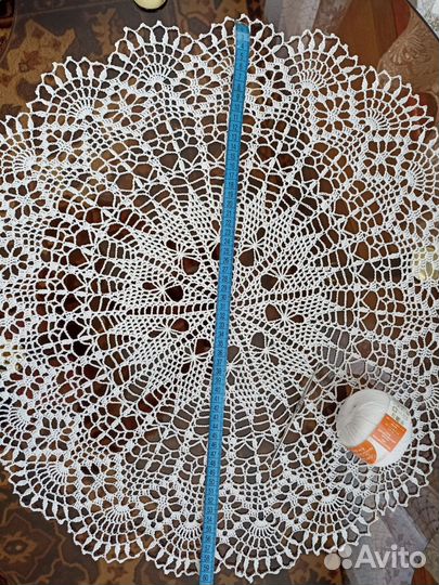 Салфетка вязаная крючком