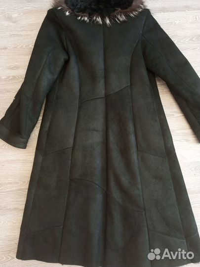 Дубленка натуральная женская размер 44 46