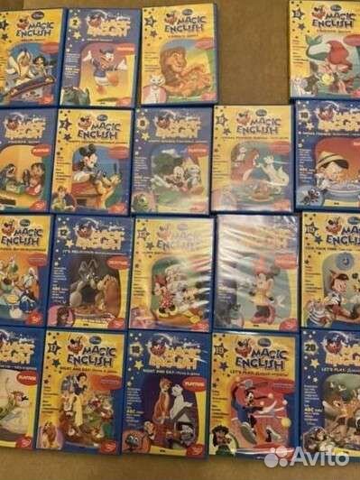 Английский для детей. DVD мультфильмы с играми