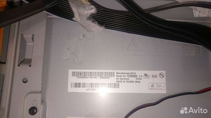 Стекло матрицы T370HW02 V9
