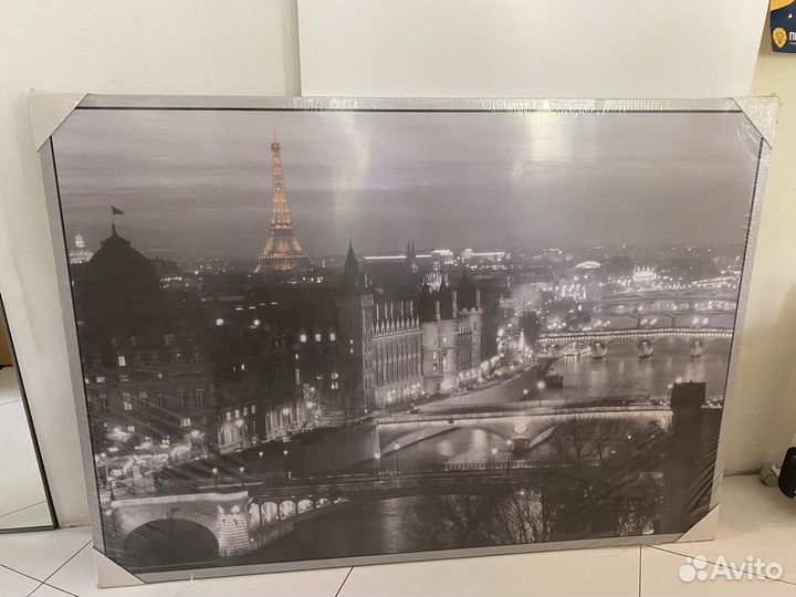 Постер-картина Париж-Эйфелева башня Икеа