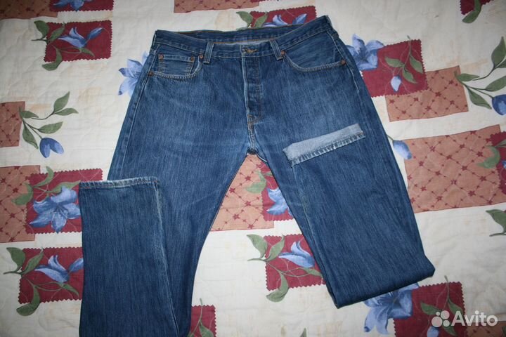 Джинсы levis 501 W38 L34 производство Гаити