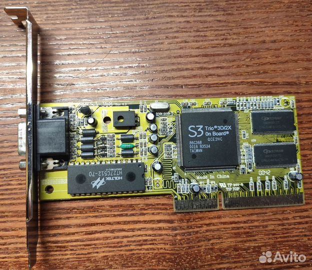 Видеокарта ретро S3/trio 3D/2X W/4MB