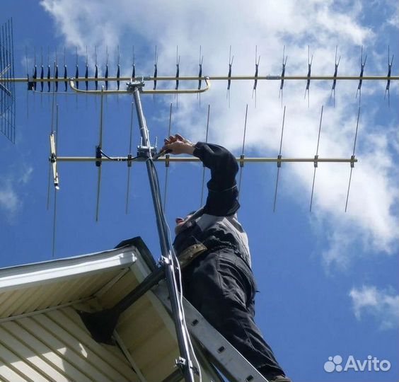 Установка спутникового и цифрового телевидения