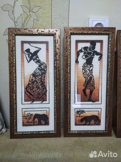 Картины, вышитые крестом 