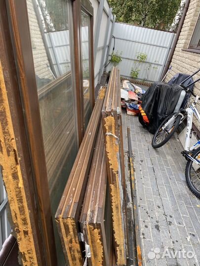 Комплект деревянных окон и дверей