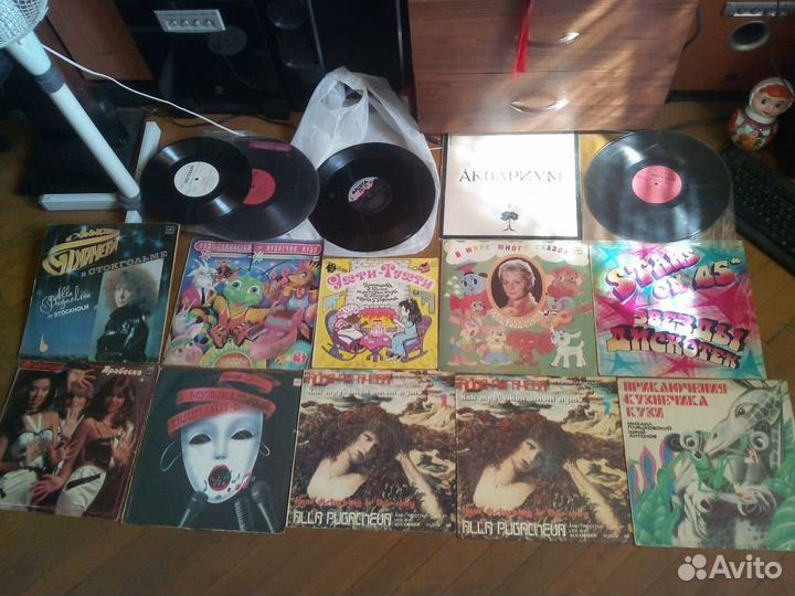 Виниловые пластинки сказки Детские и музыка