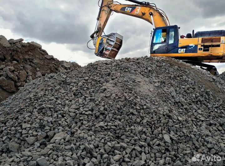 Щебень для дренажа, бетона