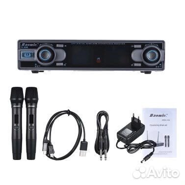 Радиосистема с 2 ручными микрофонами Baomic