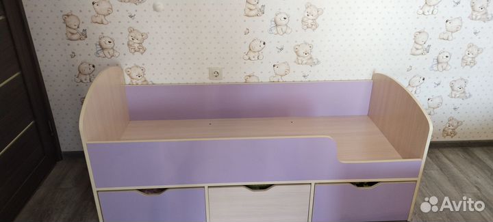 Детская кровать с матрасом 70*160